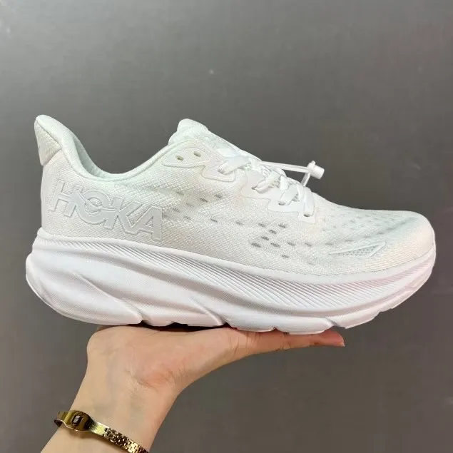 tênis hoka clifton 9 feminino - Branco -35
