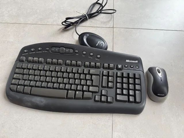 Kit teclado e mouse Microsoft wireless optical desktop 100064318047031938120