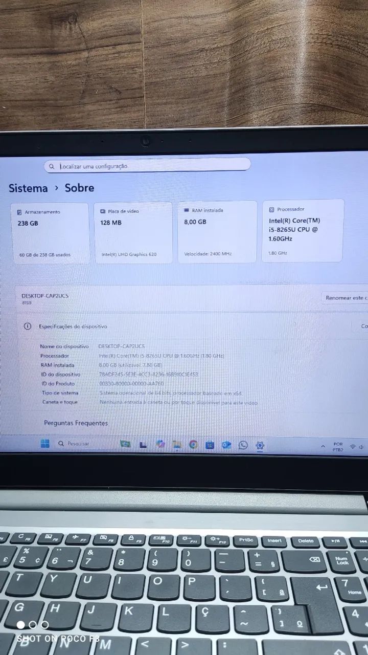 NOTEBOOK LENOVO I5  - Foto 4