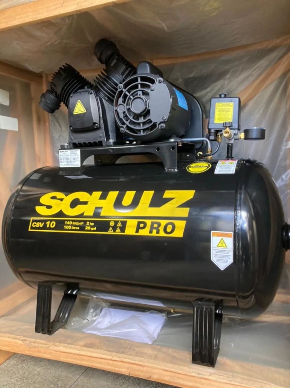 Compressor 100 litros Profissional CSV 10 Schulz - Entrega Grátis 