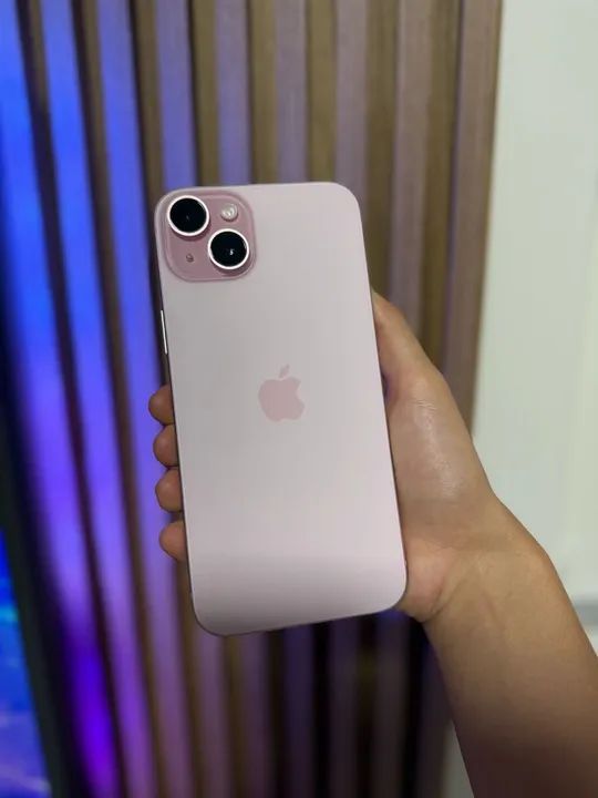 iPhone 15 Plus 256GB 99% bateria Cor Pink (Sem marcas de uso, com garantia) - Foto 4