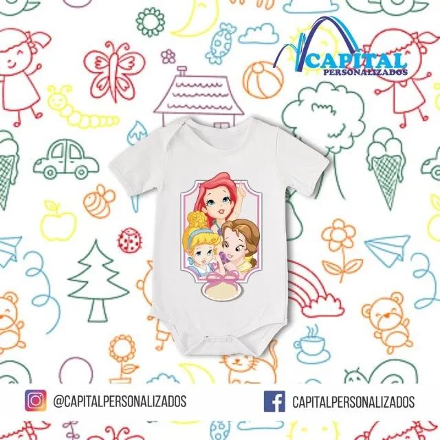 body infantil branco personalizado - Foto 5