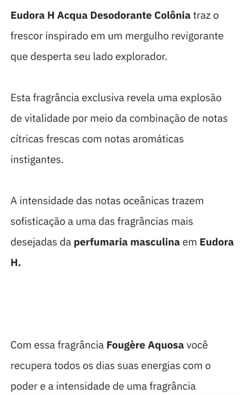 Vendo perfume masculino da Eudora  - Foto 2