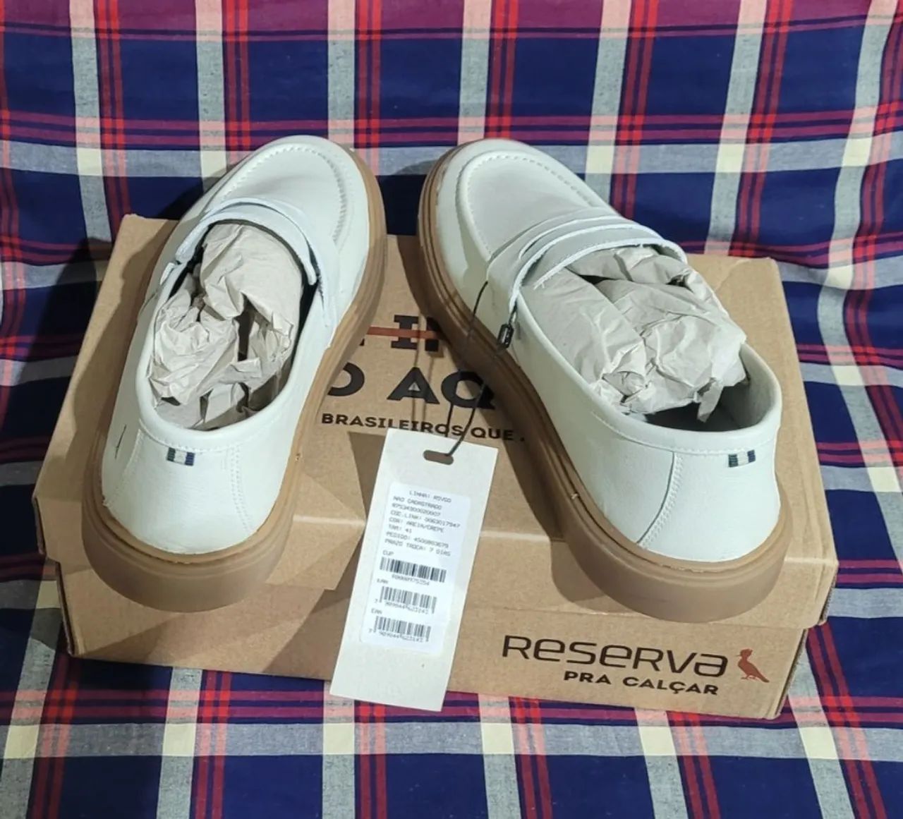 Sapato Reserva Branco - Novo - Foto 2