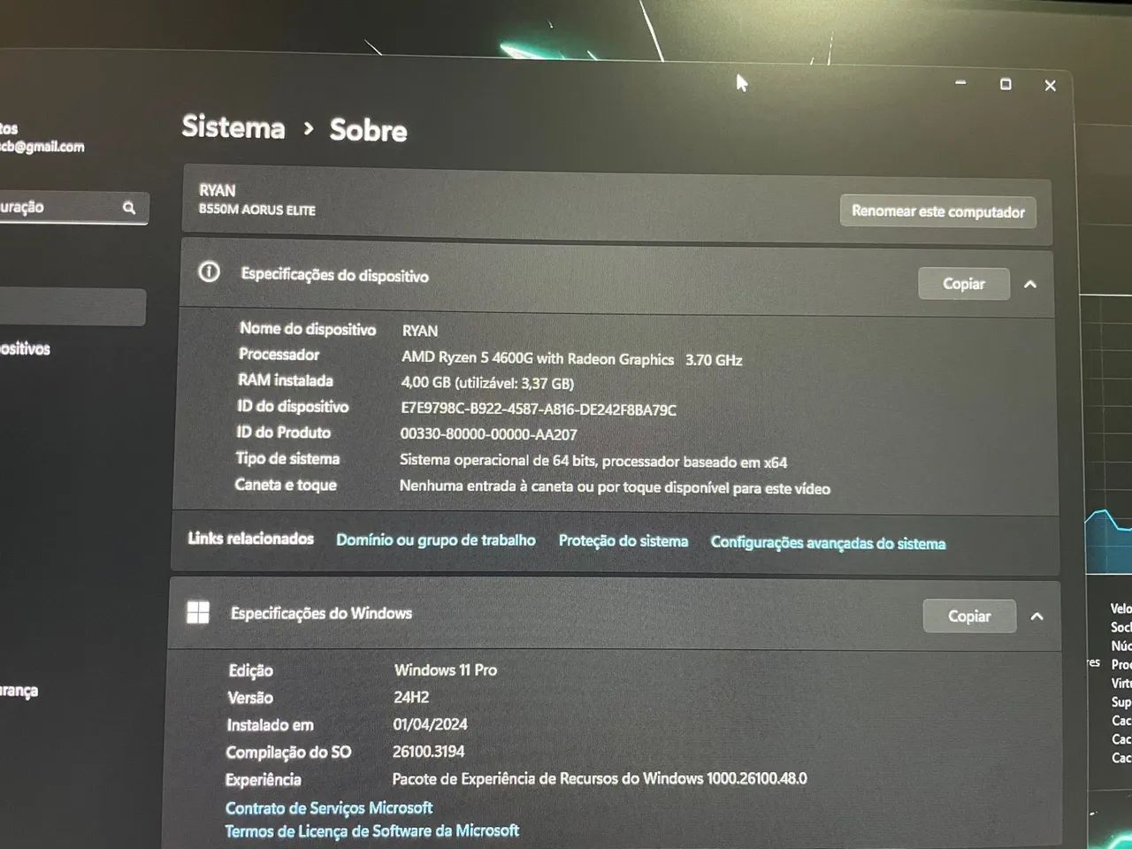 Processador AMD Ryzen 5 4600g - Foto 4