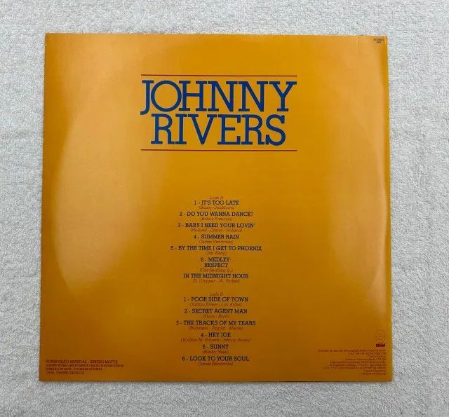 Disco de Vinil Johnny Rivers - 12 hits originais - Foto 2