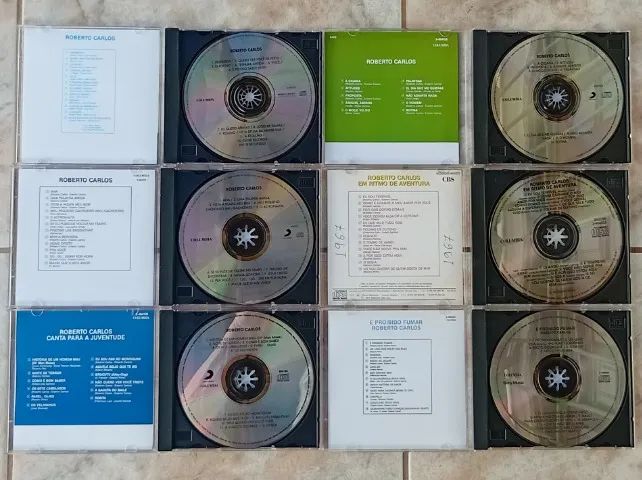 roberto carlos 6 cds originais - Foto 3
