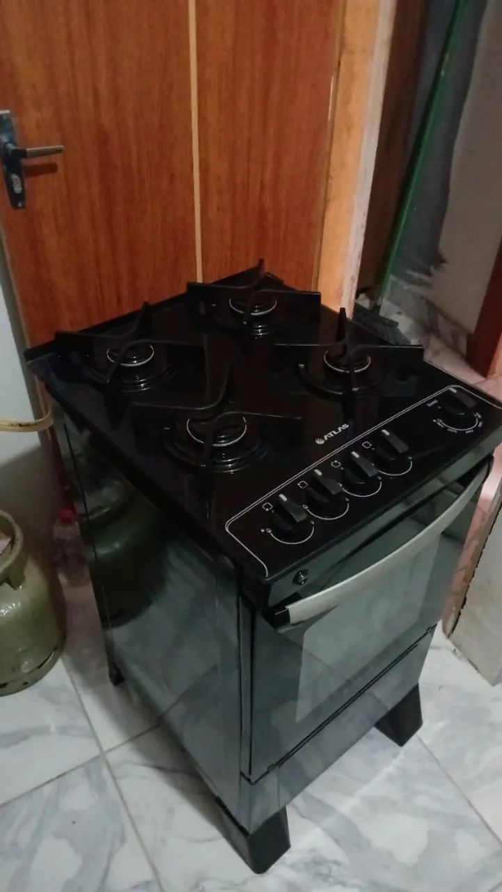 Fogão 4 Bocas Mesa de Vidro - Foto 4