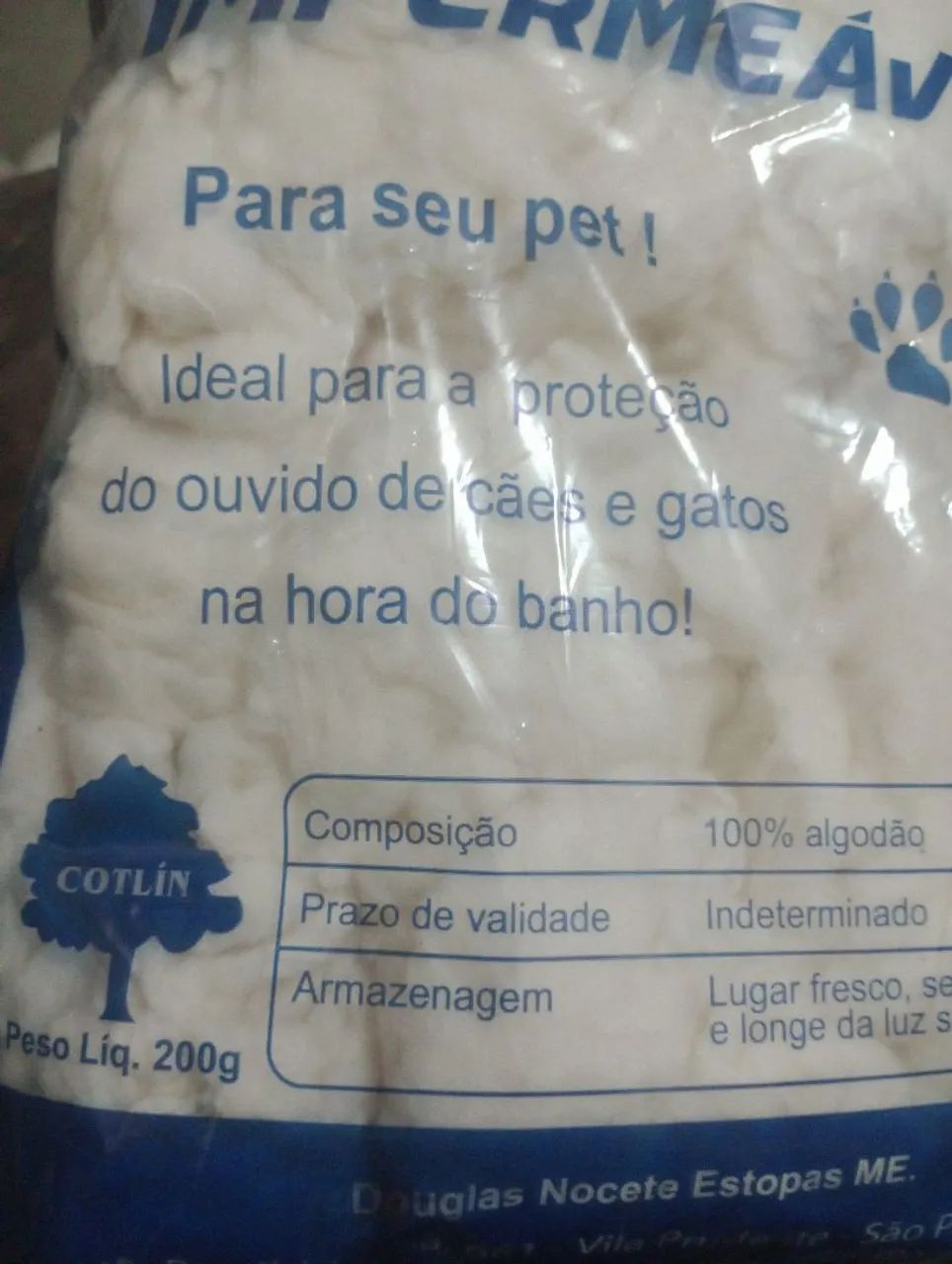 Algodão Impermeável para Ouvidos de Cães e Gatos - Foto 2