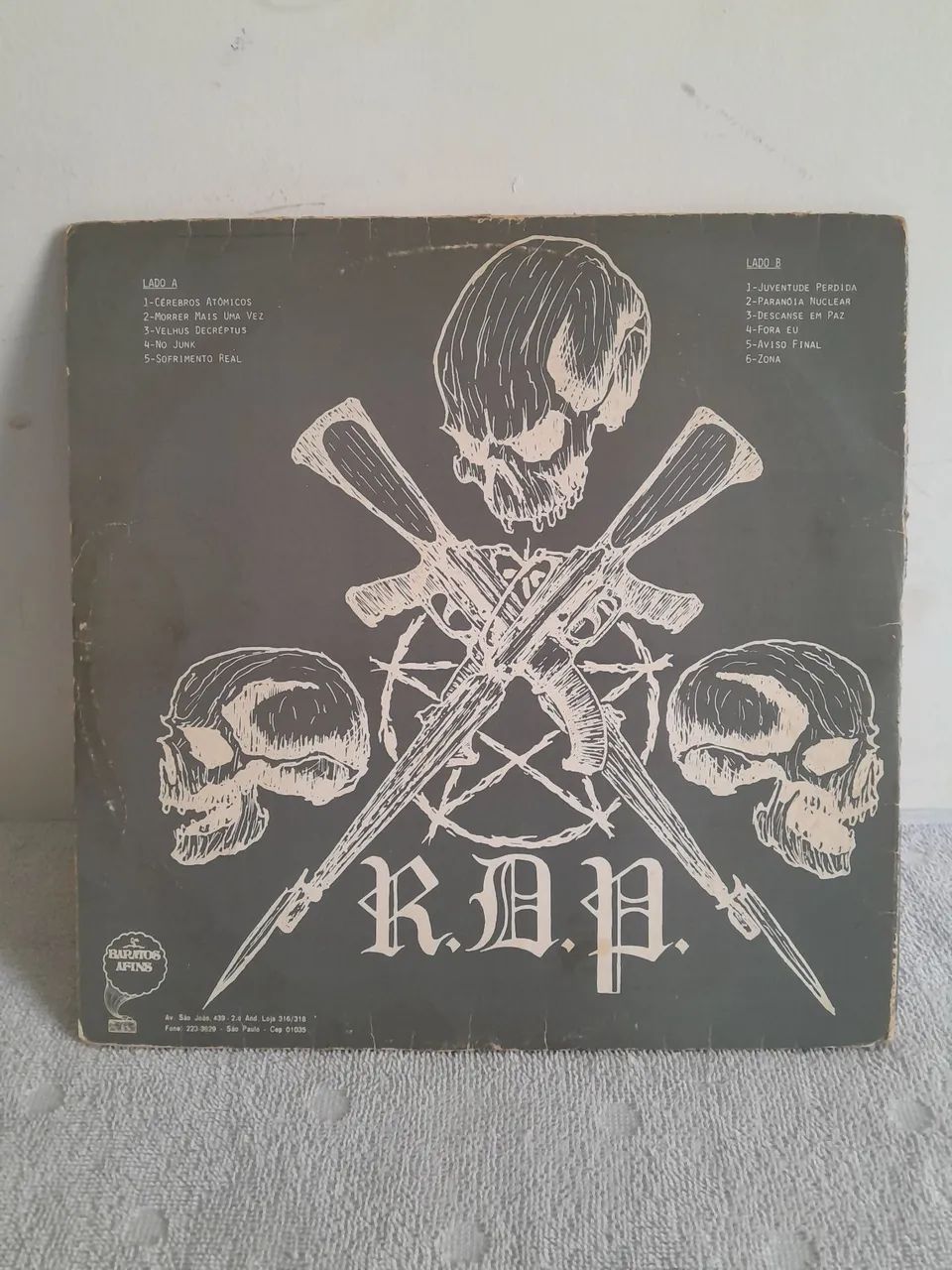 lp ratos de porao descanse em paz - Foto 2