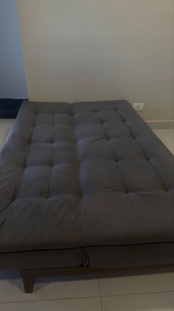 Sofá cama suede premium - Foto 5