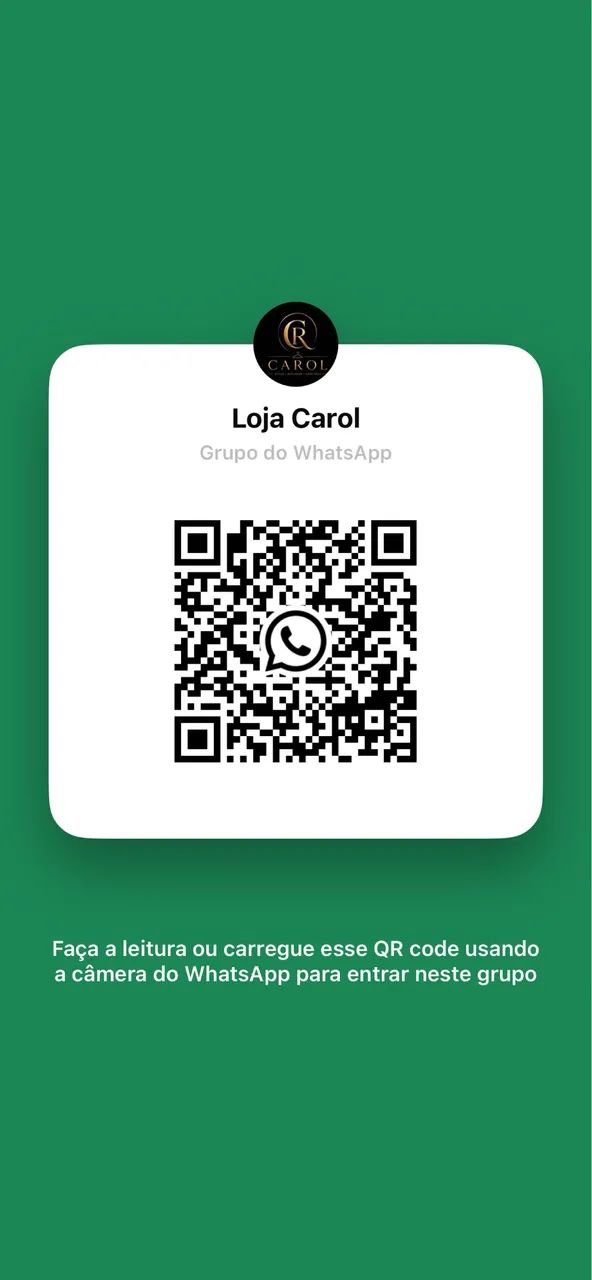 O grupo de WhatsApp da loja 