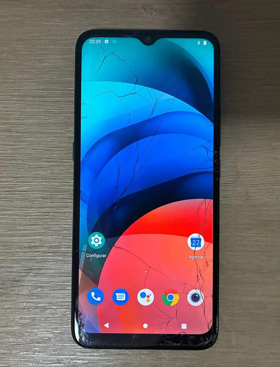 Smartphone Moto E7 32GB com Tela Trincada - Foto 3