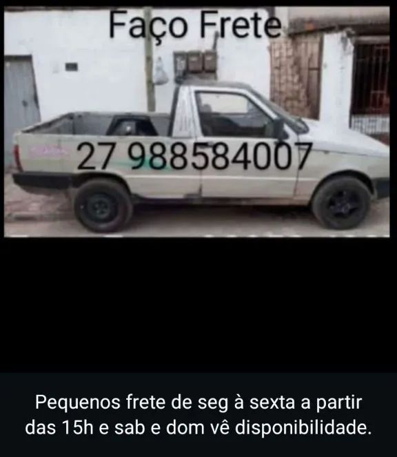 Vendo pequenos Frete região 5 Vila Velha. - Foto 3
