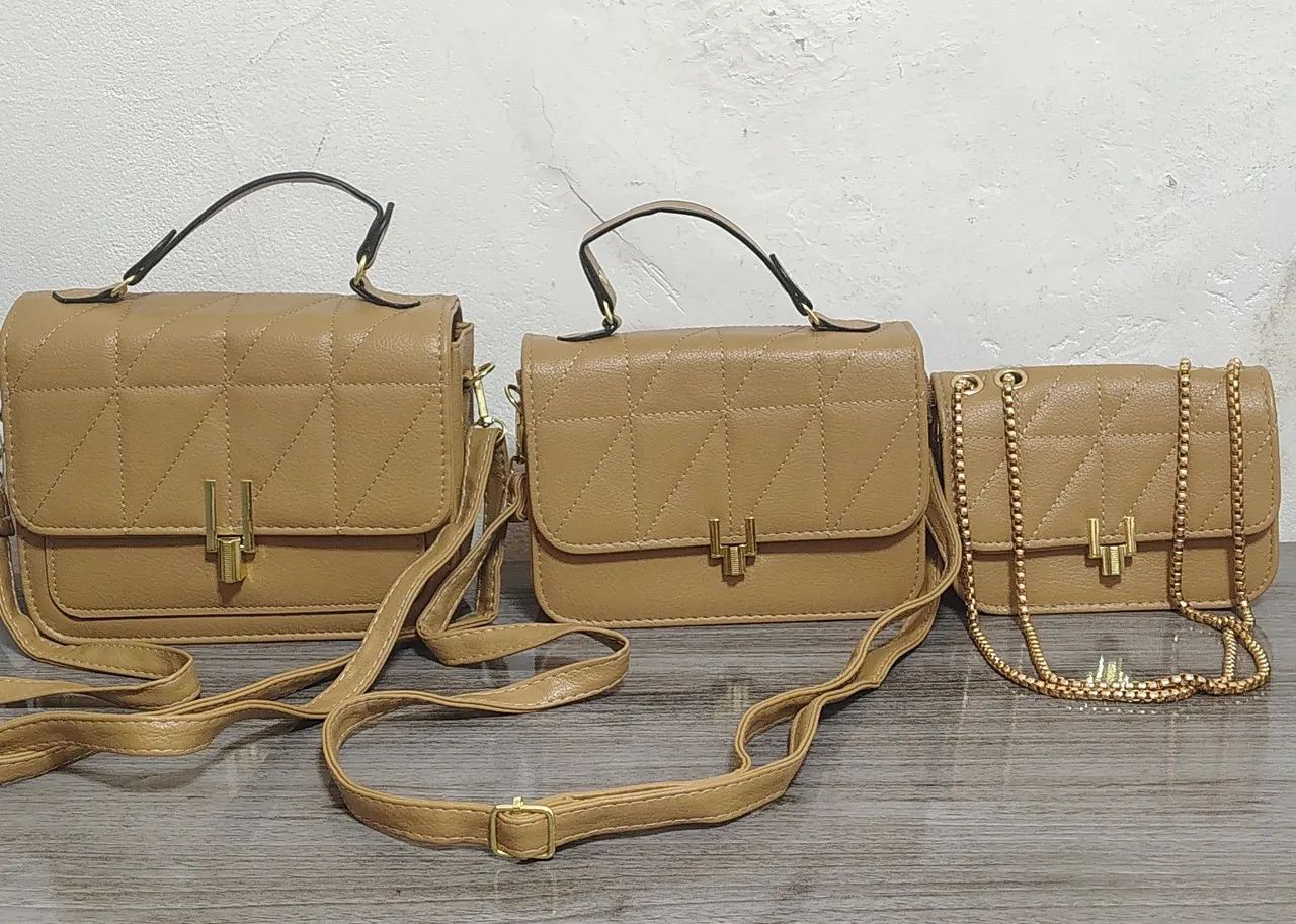 Kit 3 bolsas novas 