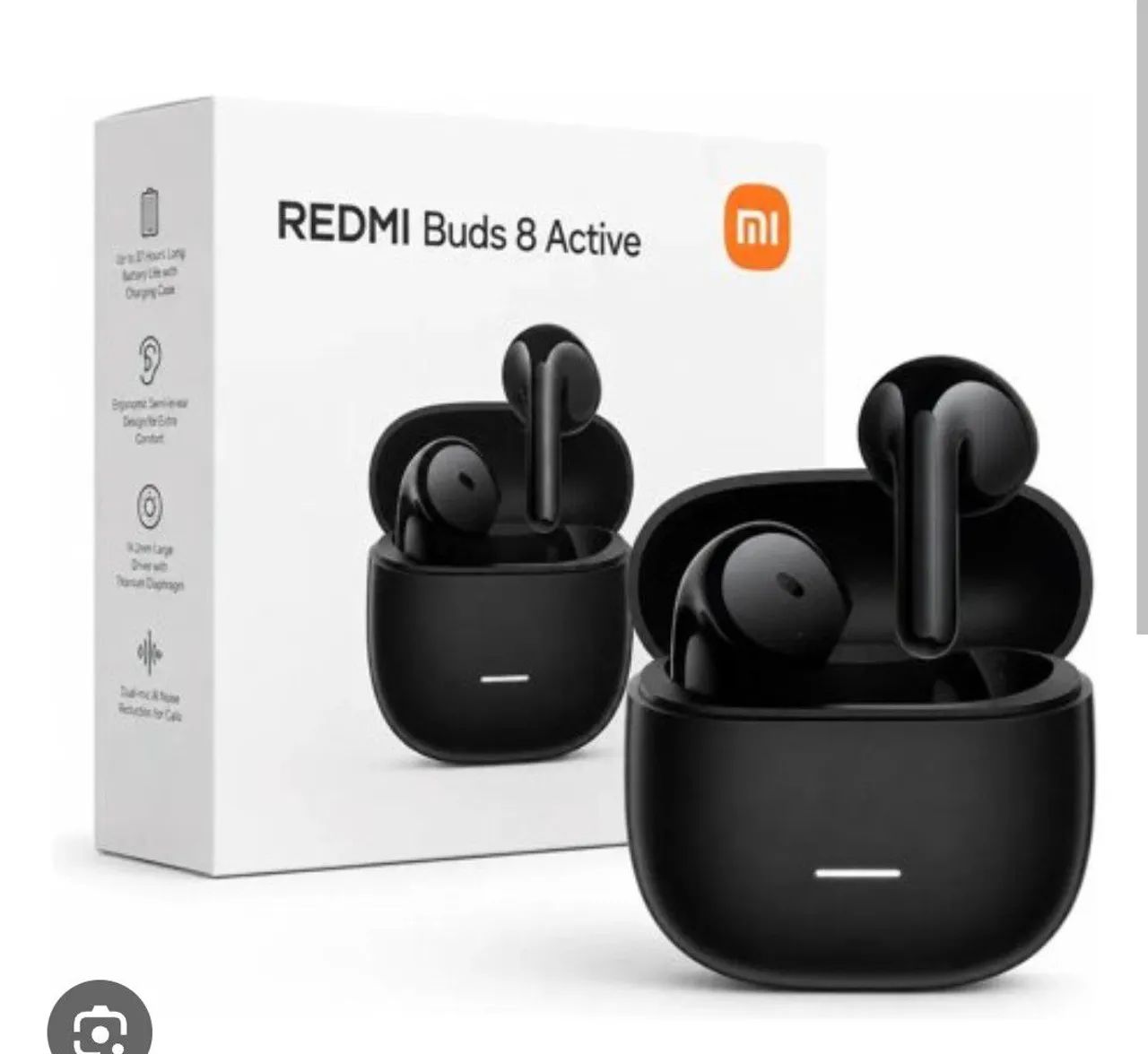 FONE REDMI BUDS 8 ACTIVE PRETO 