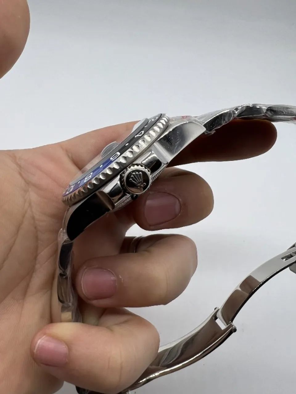 Relógio Rolex GMT - Master II Batman Automático - Foto 4