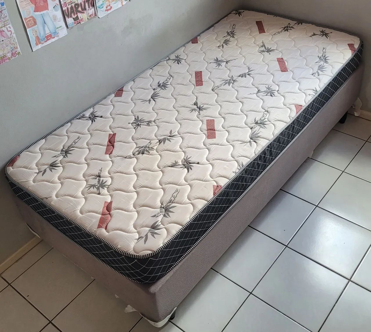 CAMA PLUMATE SIMPLES COM COLCHÃO. - Foto 2