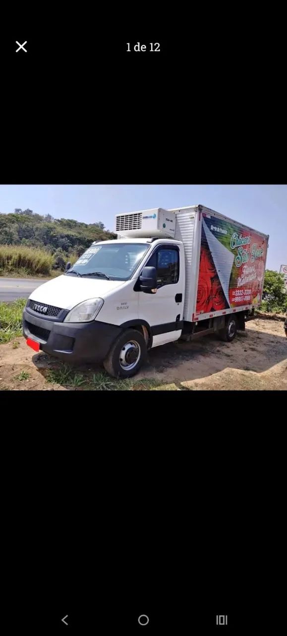 Iveco 2013 - com baú refrigerado.