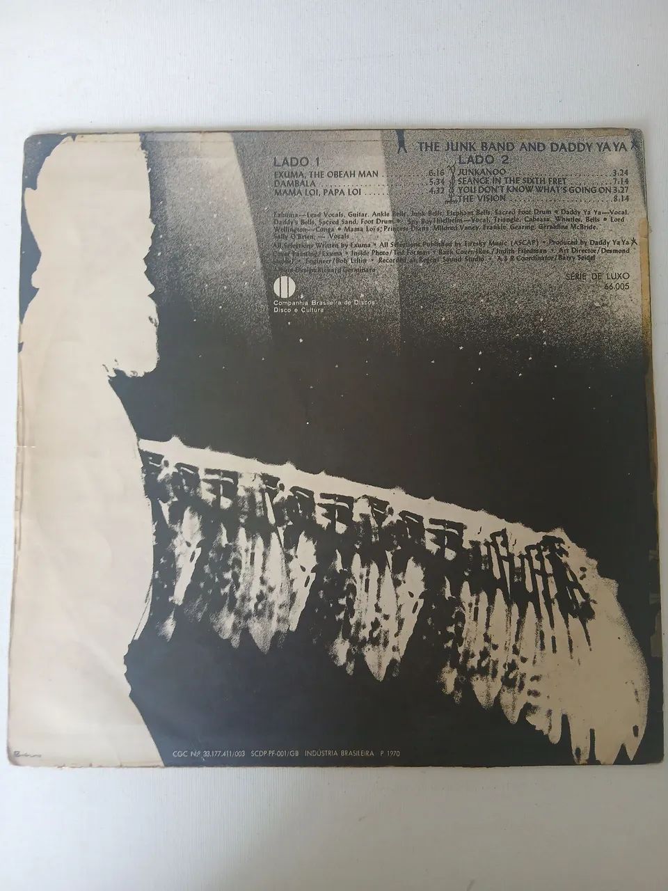 Lp exuma the junk band and daddy Ya ya 1970 usado - Foto 2