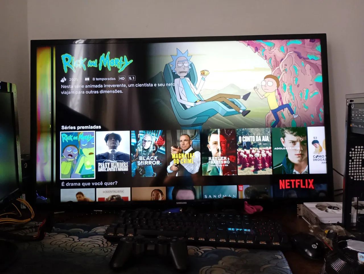 Combo: TV [Samsung 40 polegadas] + Monitor [Philips 22 polegadas] -  Vendo ou Troco - Foto 2