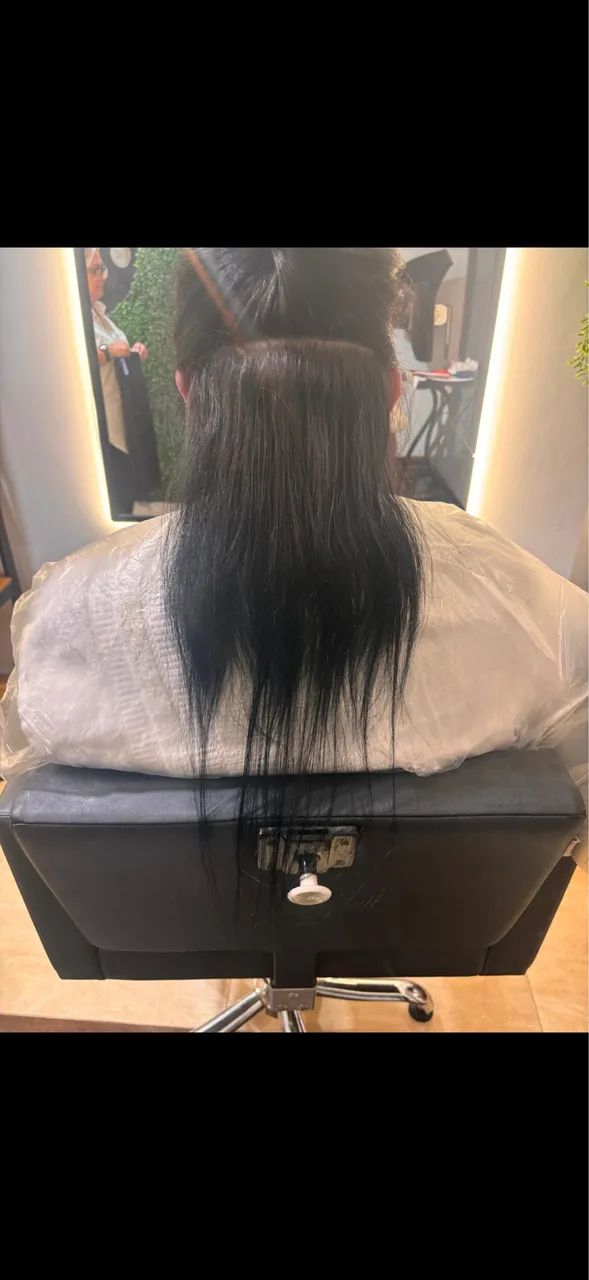Mega Hair humano cabelo do Sul 75 cm