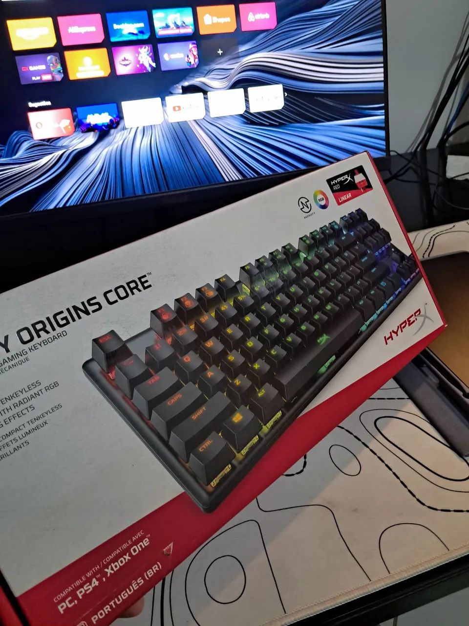 Teclado HyperX - Alloy origins core
