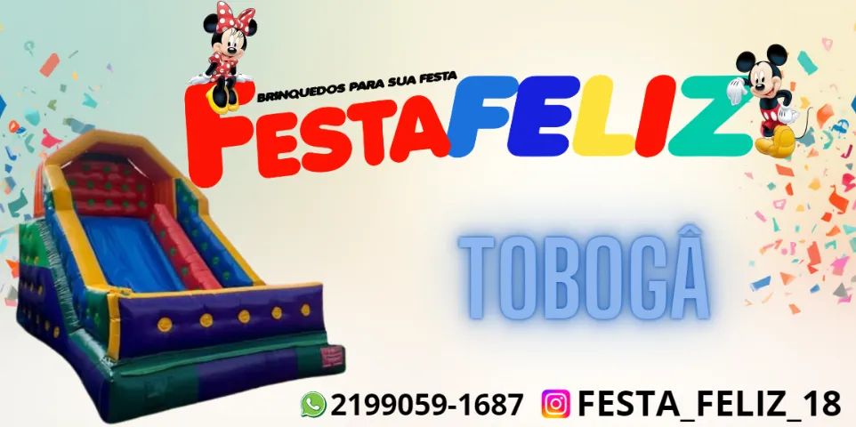 TOBOGÃO INFLÁVEL