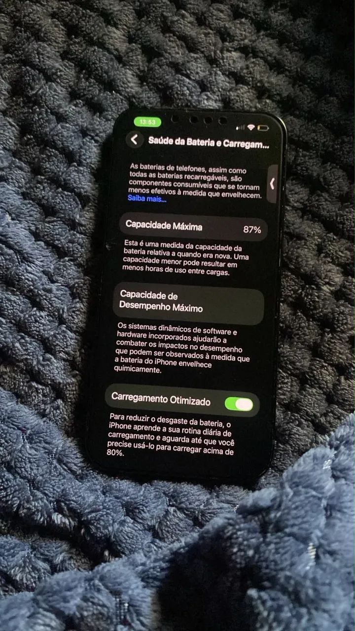iPhone 13 azul 128gb muito conservado !!