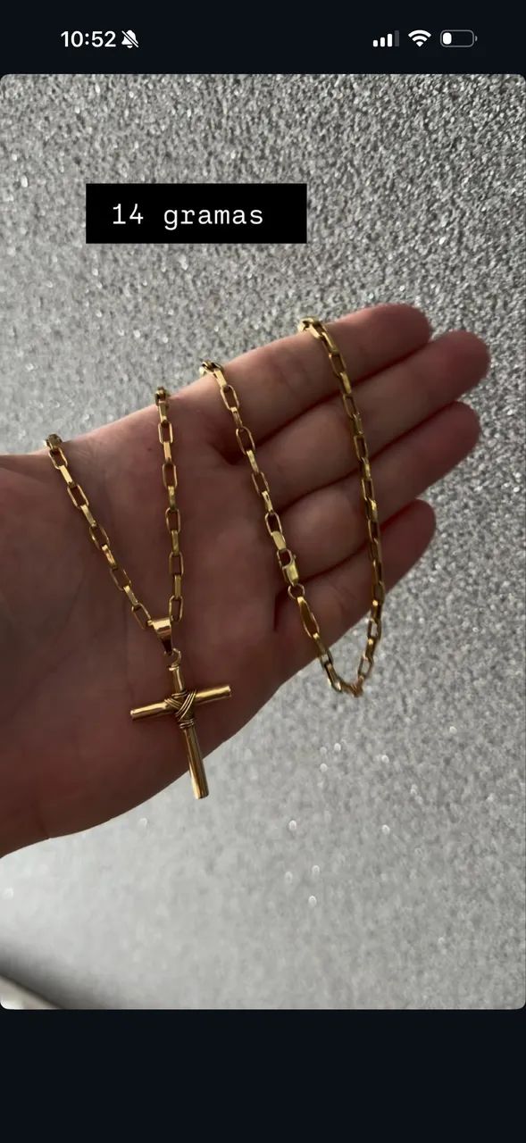 Cordão de ouro 18 k $9.650 