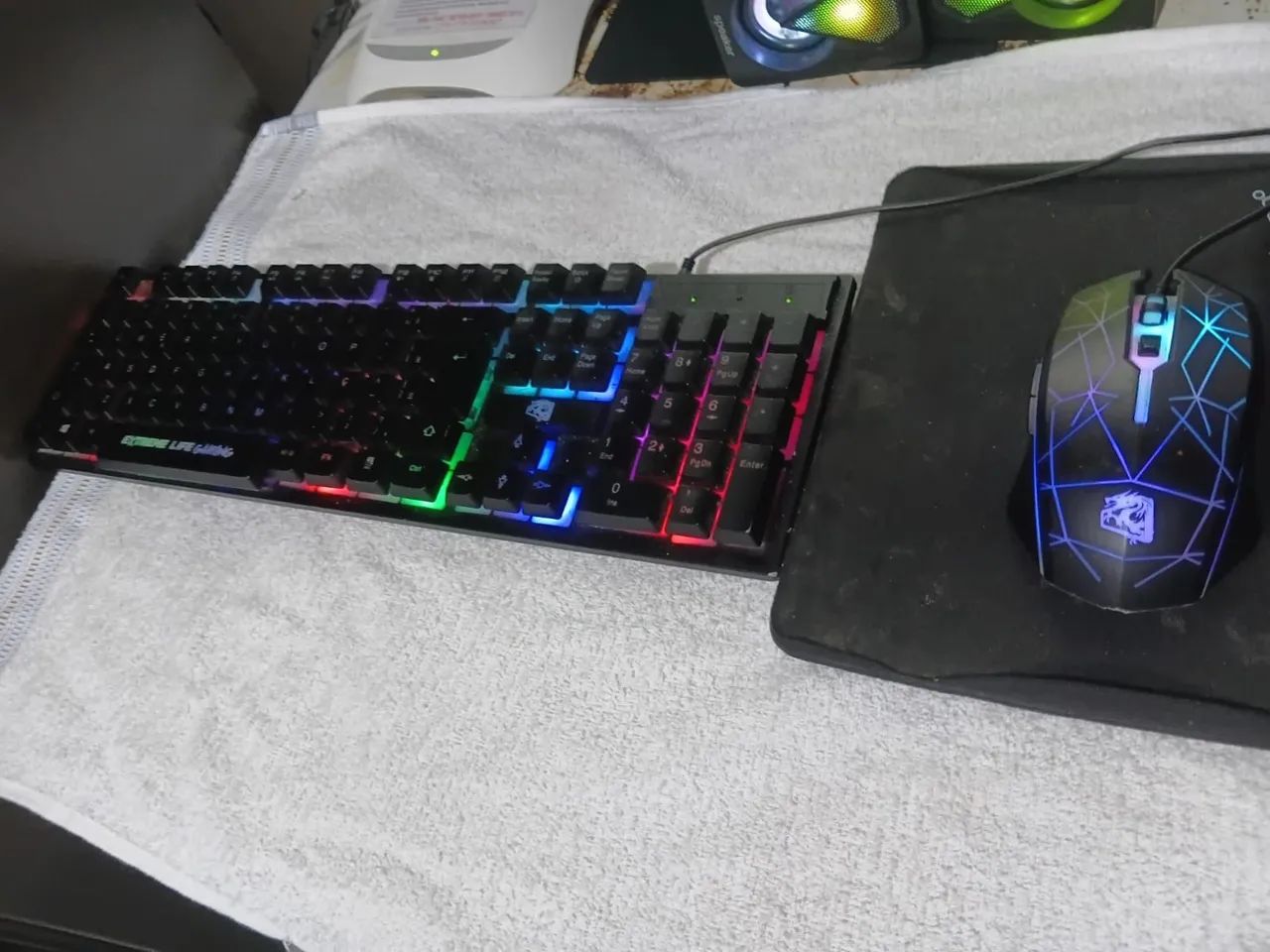 Vendo mouse e teclado gamer 