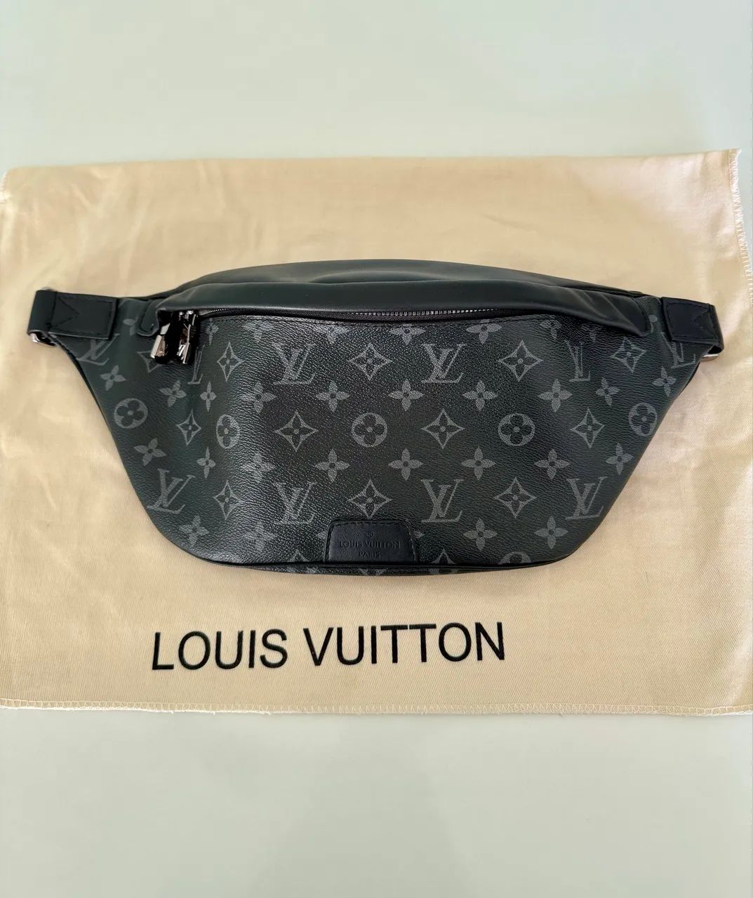 Bolsa Original Louis Vuitton Pochete Bumbag Discovery PM Monogram Eclipse