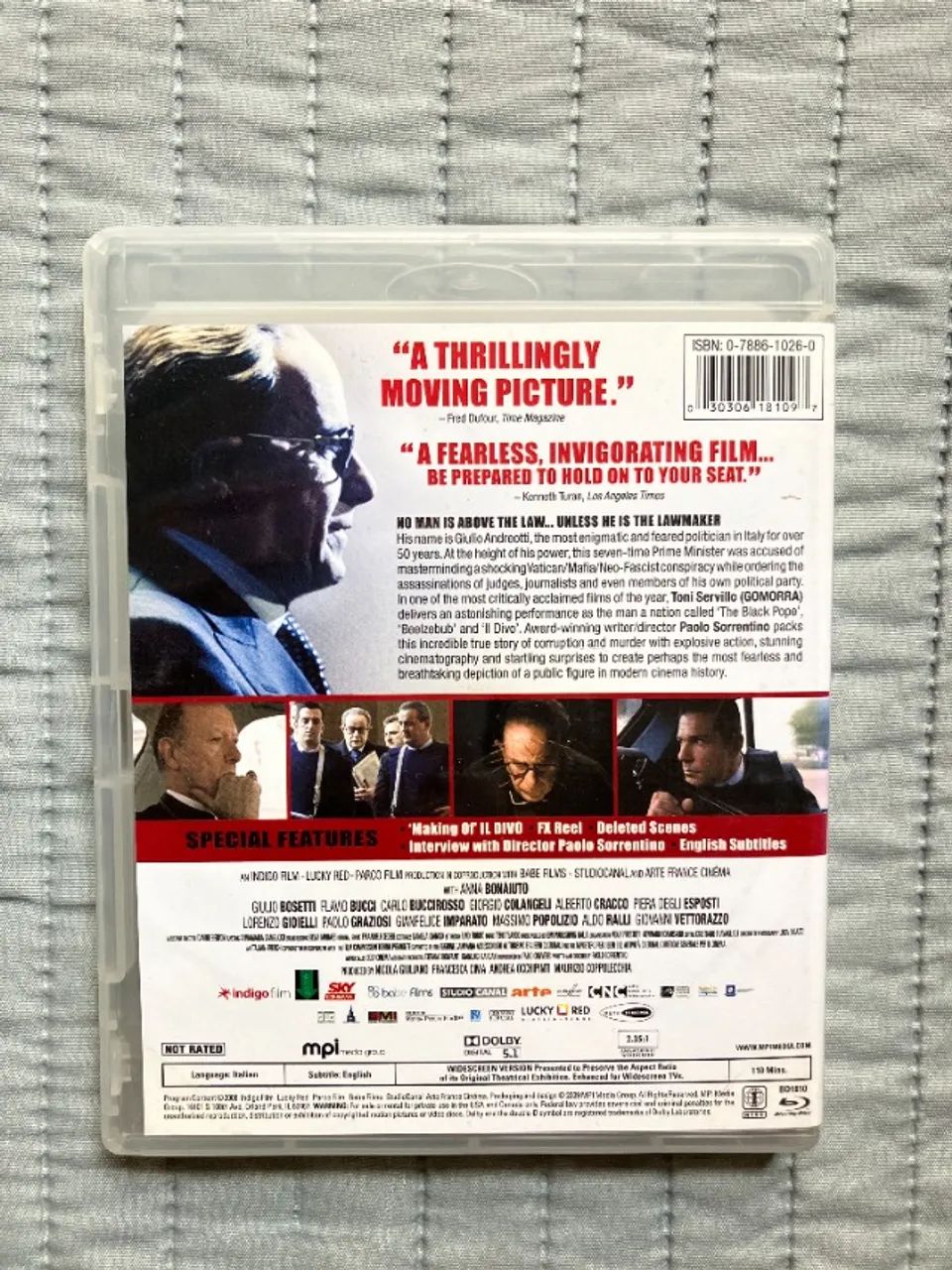 o divo (il divo) bluray importado - Foto 2