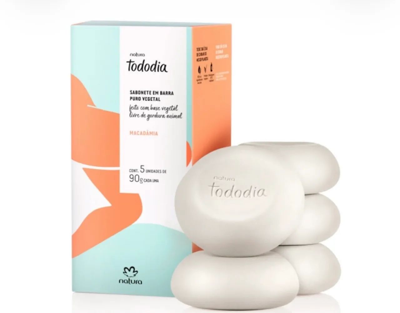 Sabonetes  Tododia 90g Macadâmia ou Algodão  - Foto 5