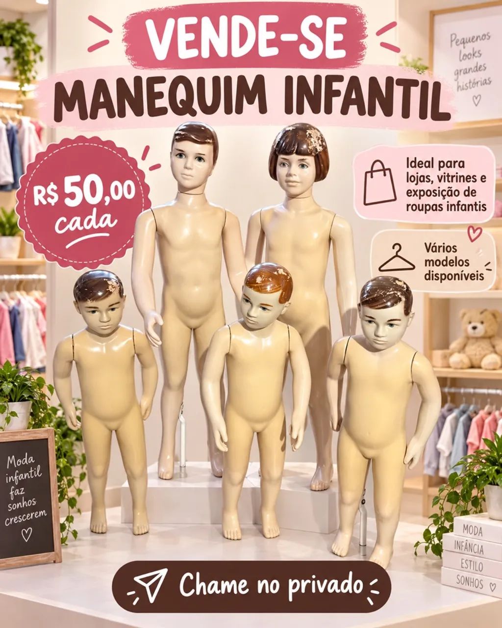 Manequins Infantil