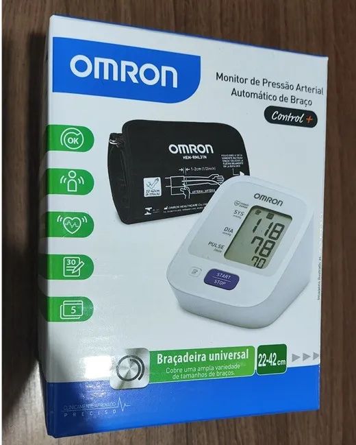 Medidor de pressão arterial automático de braço - OMRON