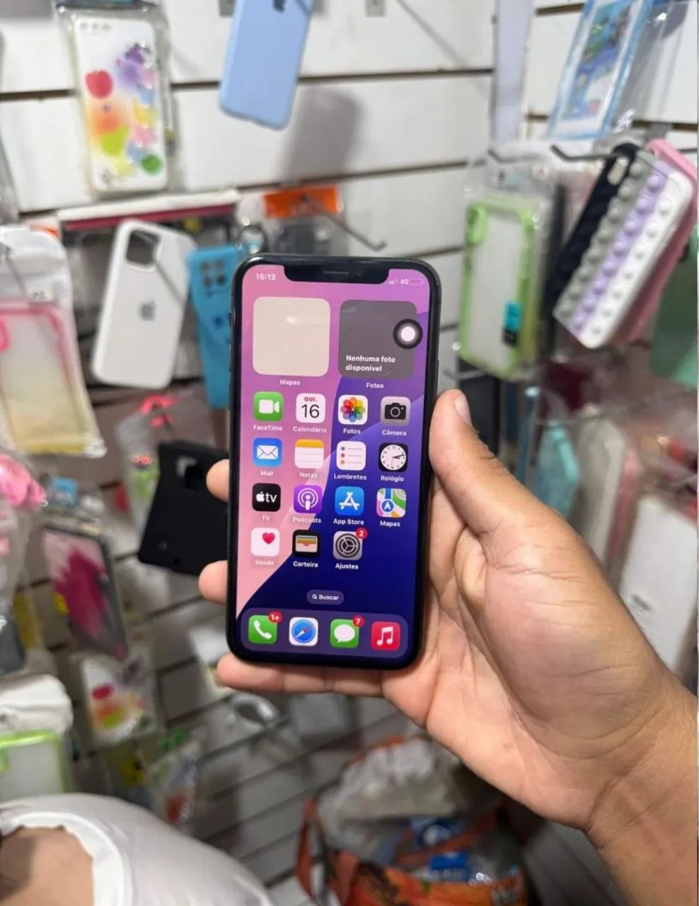 Apple iPhone X 256GB NFC black - Foto 5