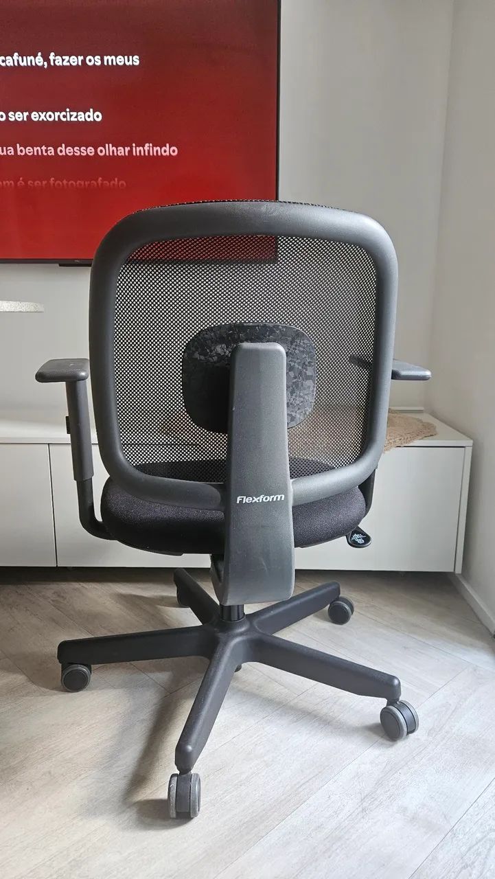 Cadeira Ergonômica Flexform Dot All Black - Foto 2