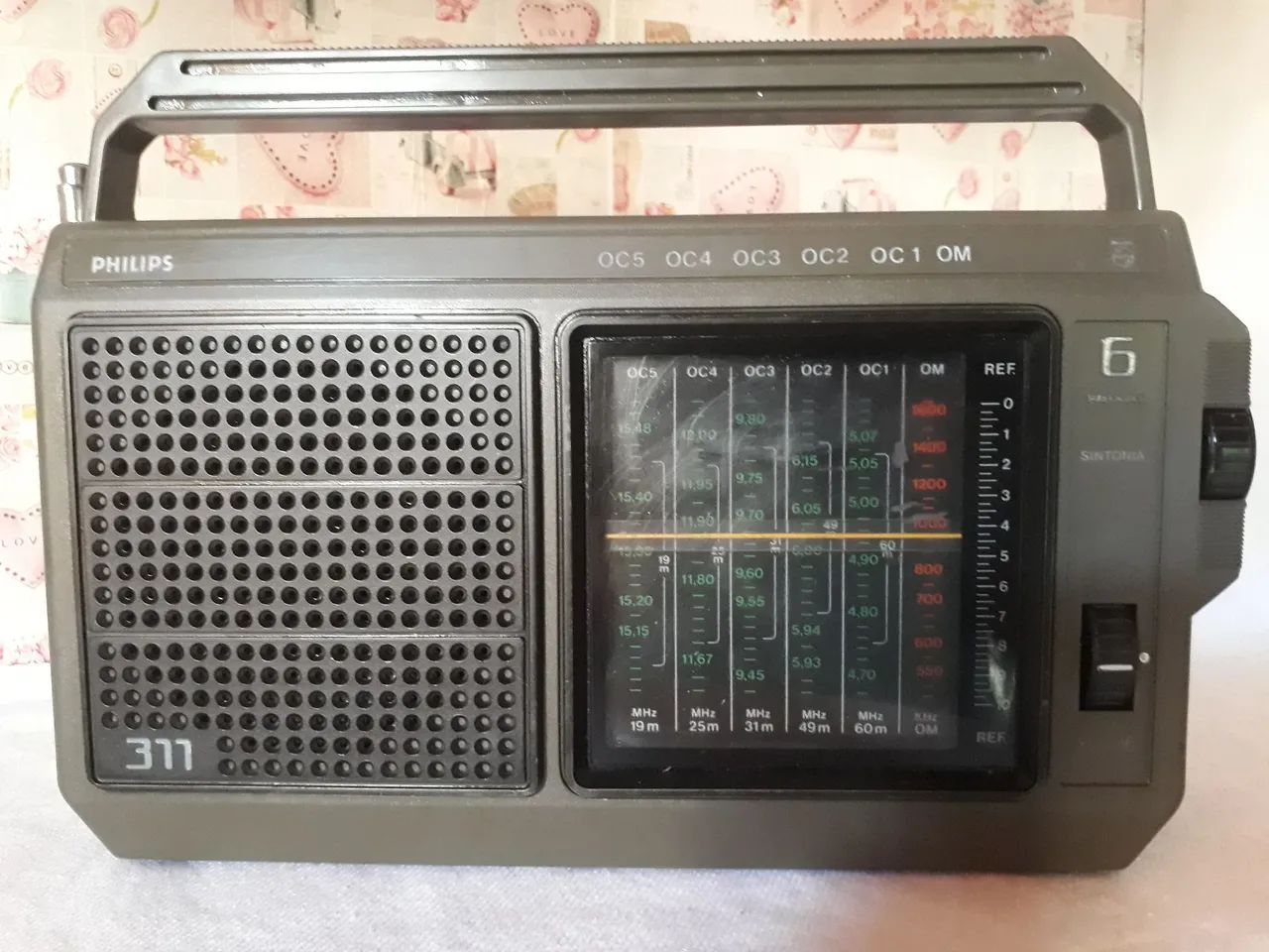 Radio antigo philips muito raro funcionando 