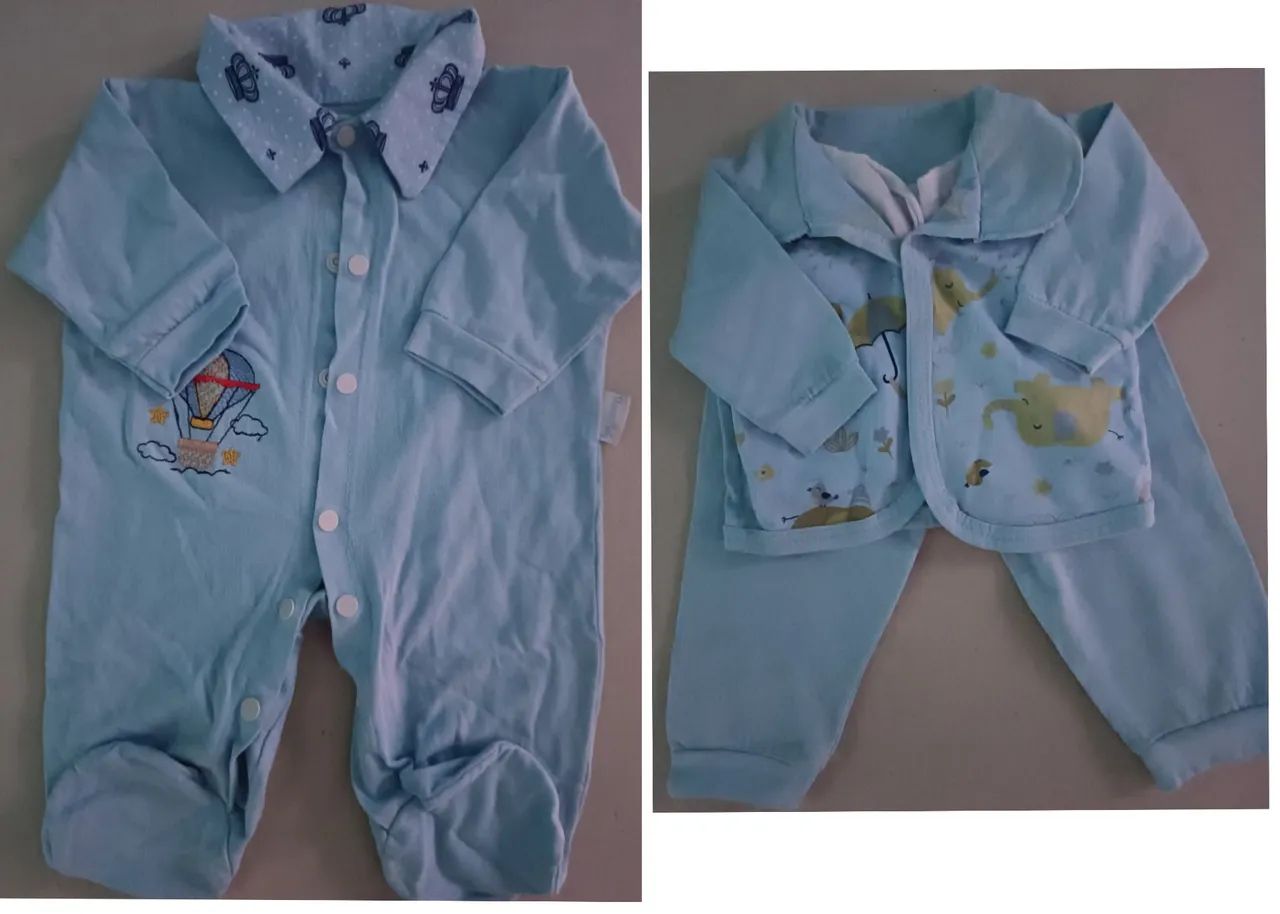 Roupa de bebê 0 a 3 M - Foto 4