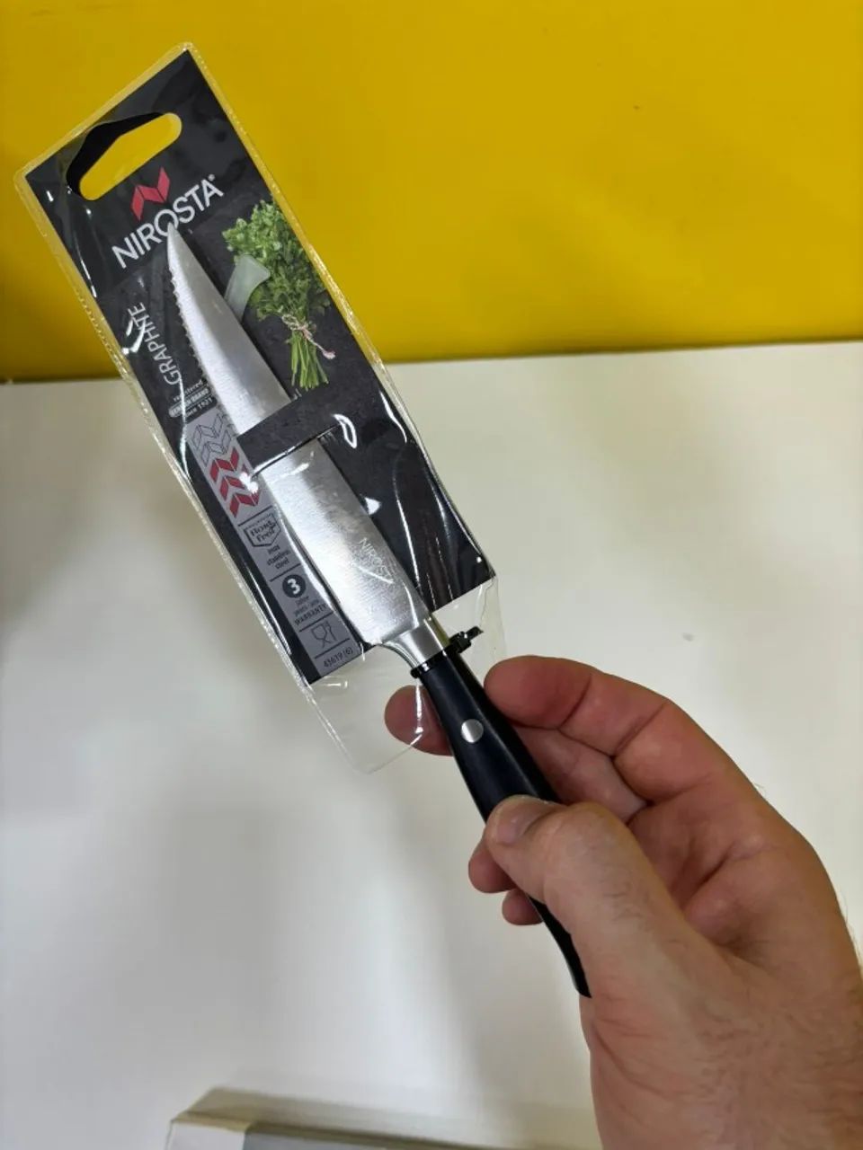 Faca Multiuso Serrilhada Nirosta 5 Polegadas 