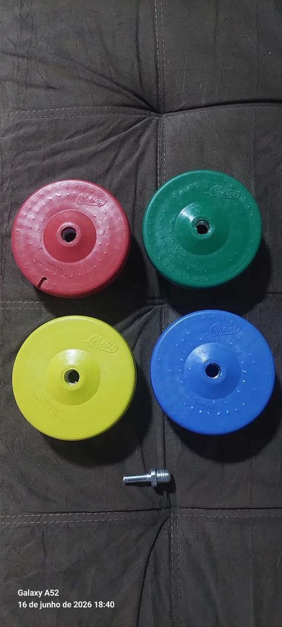 Kit escovas rotativas COPETEC 120MM