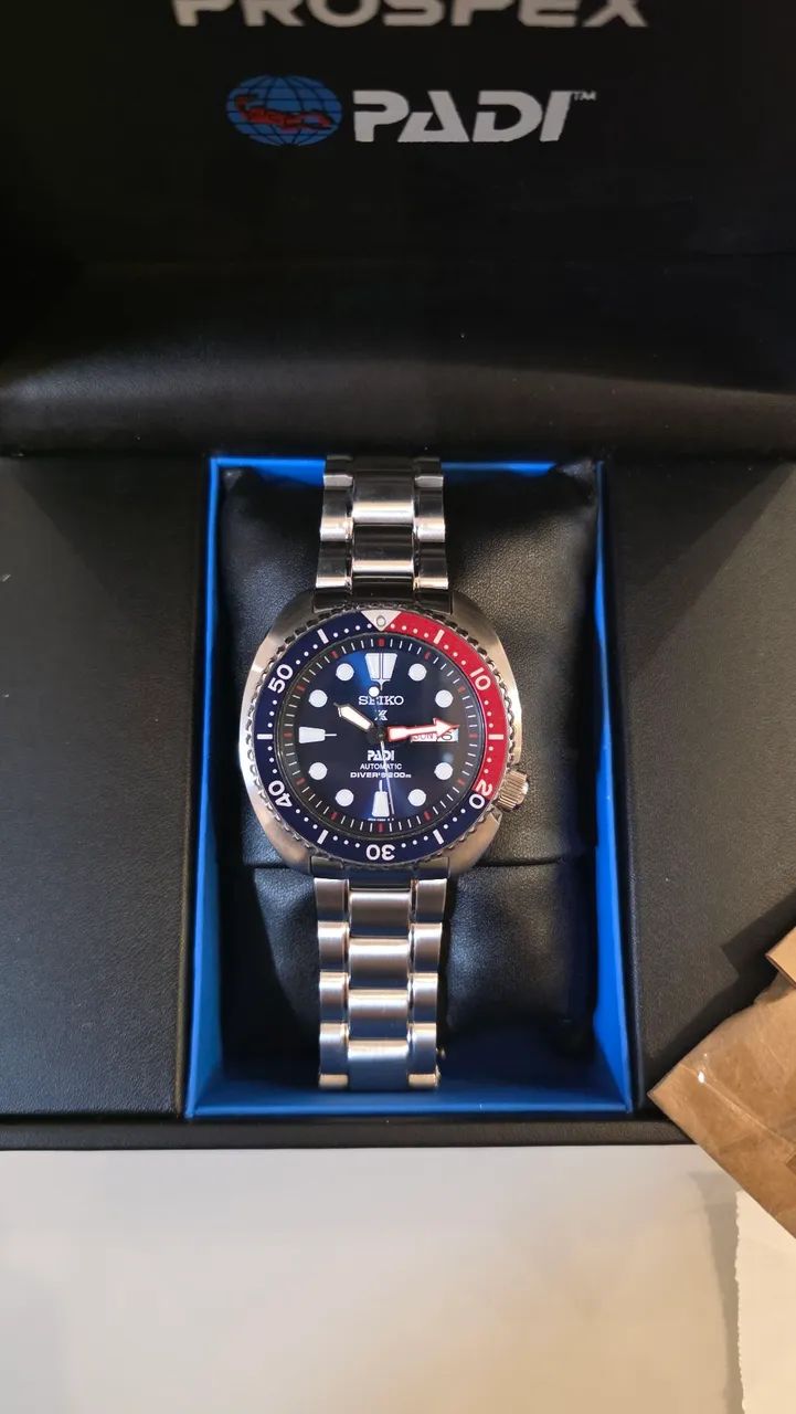 Relógio Seiko Prospex Turtle Padi Automático Srpa21k1 - Foto 2