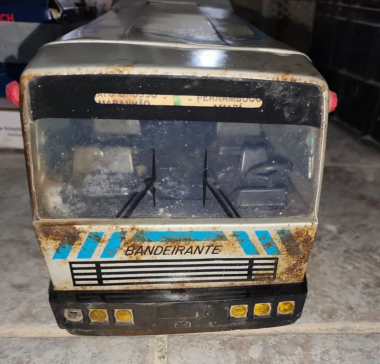Miniatura de ônibus de ferro  - Foto 3