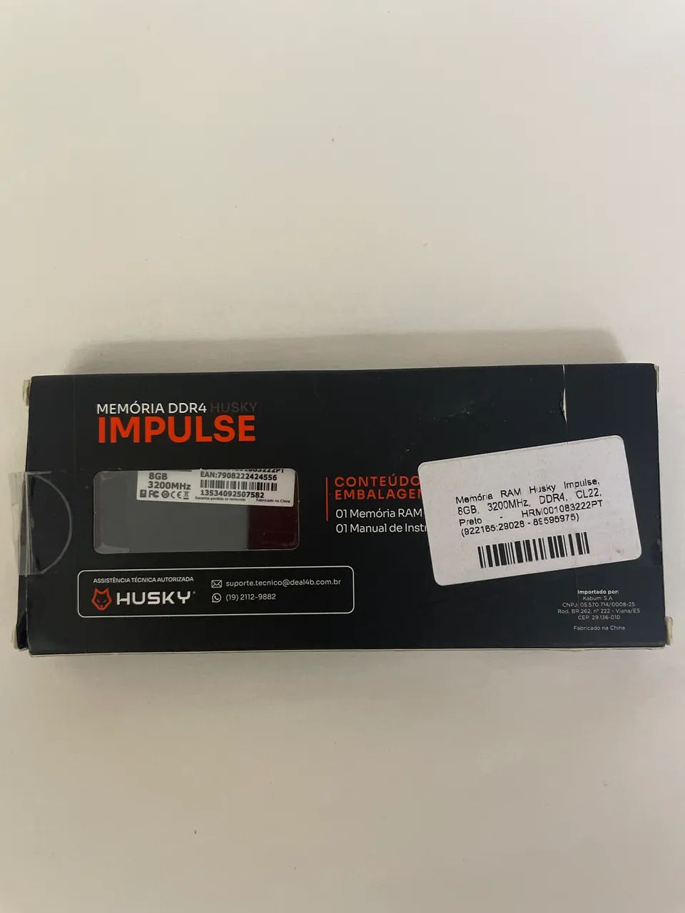 MEMÓRIA RAM DDR4 3200 - HUSKY IMPULSE - Foto 2