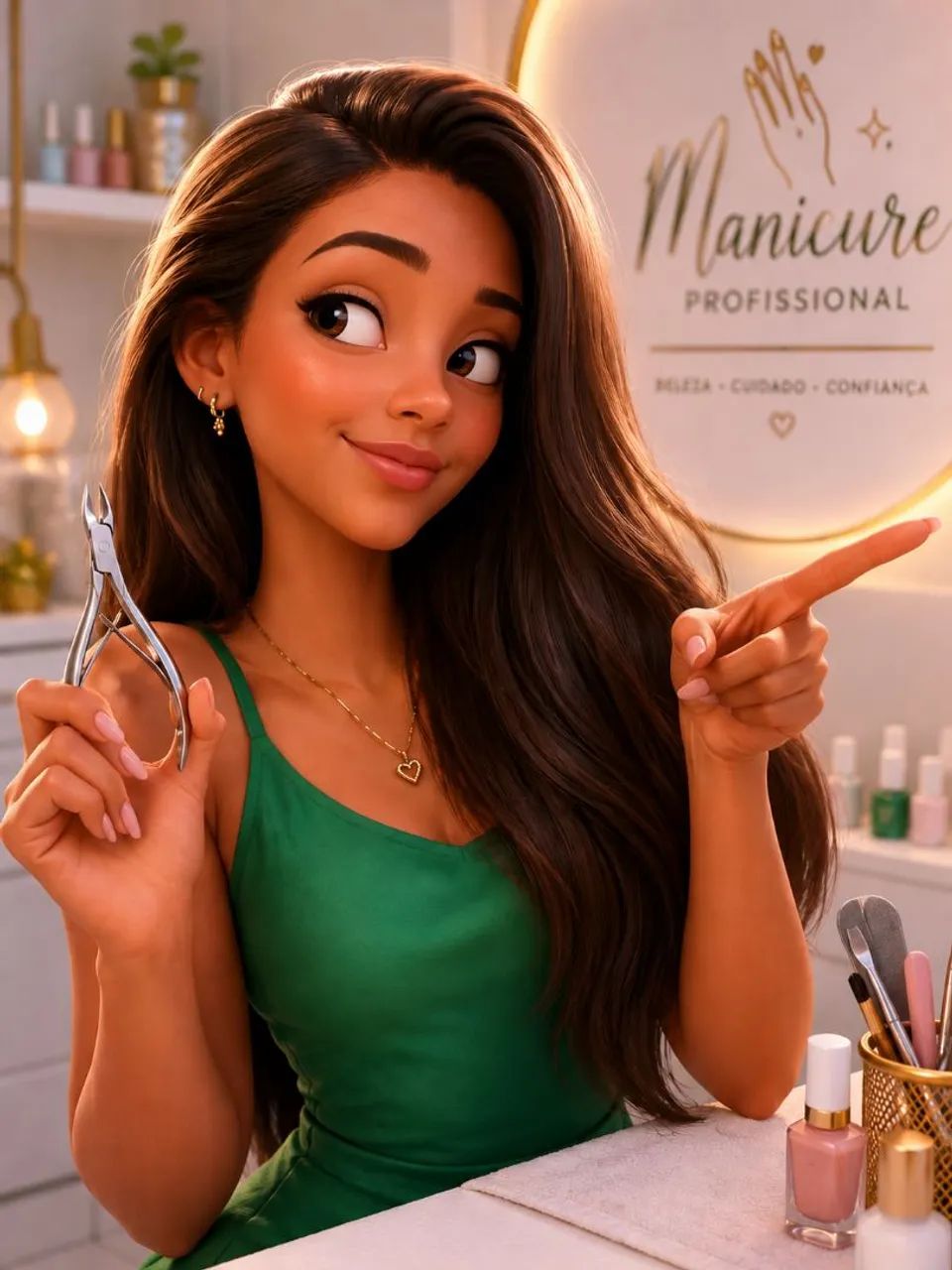 Manicure e pedicure profissional domicílio 