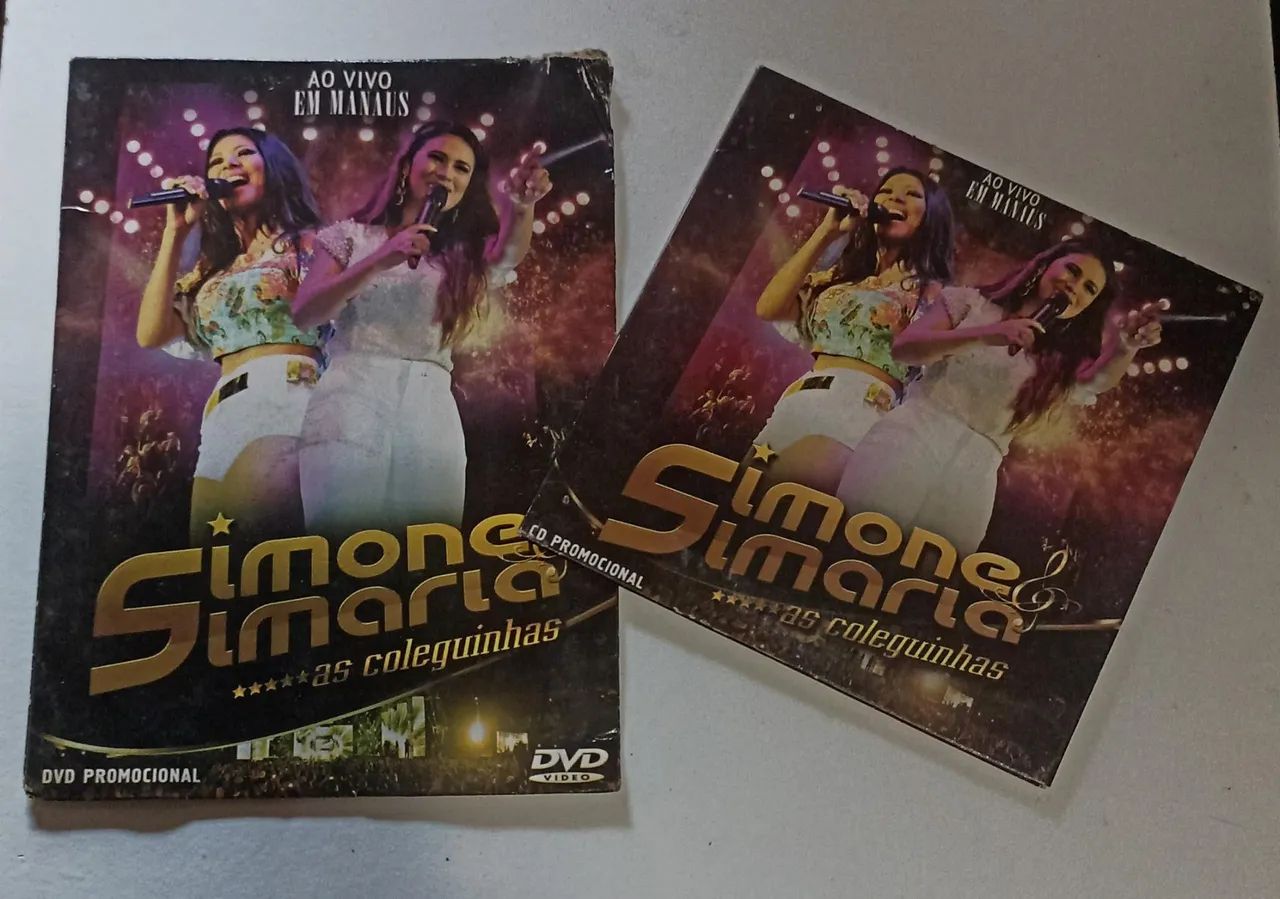 DVD CD Simone e Simaria ao vivo Manaus
