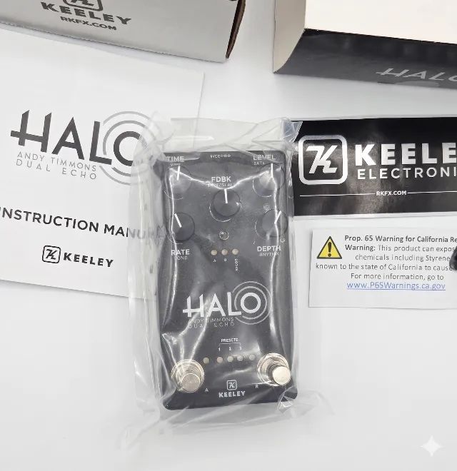 Pedal Delay Keeley Halo Andy Timmons Dual Echo - Instrumentos