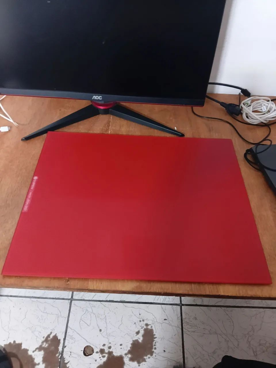 mouse pad de vidro DUBRENX 50x40 - Foto 2