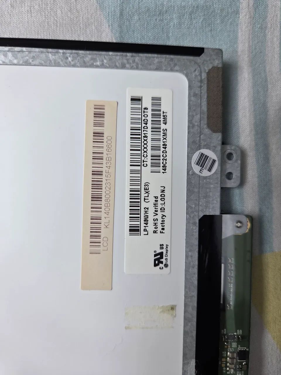 Tela Notebook 14" LG LP140WH2 (TLXE3) Funcionando - Foto 2